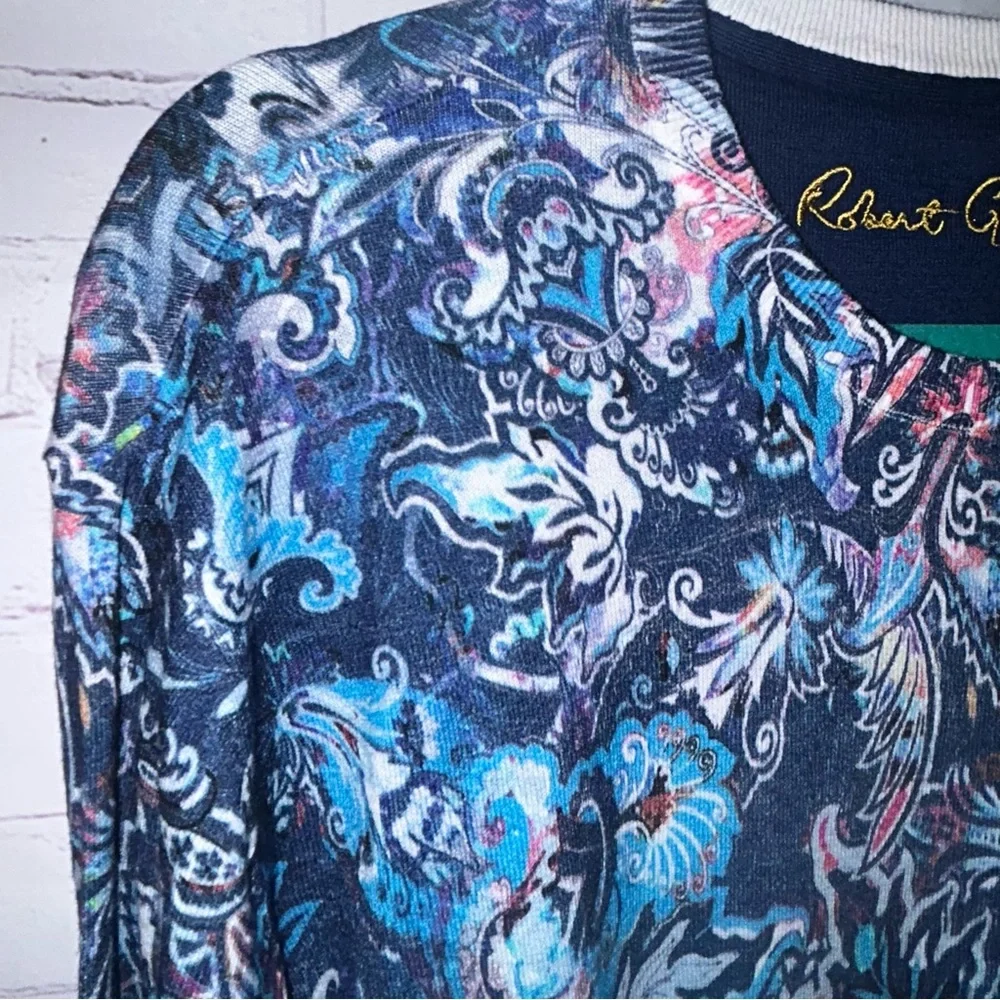 Robert Graham‎ linen blend sweater men’s size L